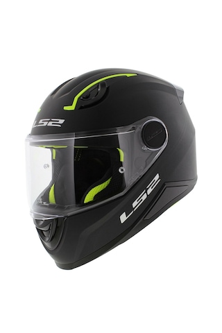 Ls2 FF812 Kid Çocuk Kapalı Motosiklet Kaskı Mat Siyah