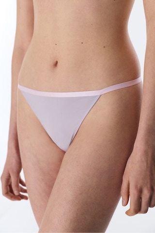 Penti Lila Micro Lace Dantel Brazilian Külot