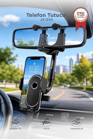Özel Seri Telefon Tutucu Jx034 Siyah Taşıyıcı Sürücü Eşyası Oto Aparatı