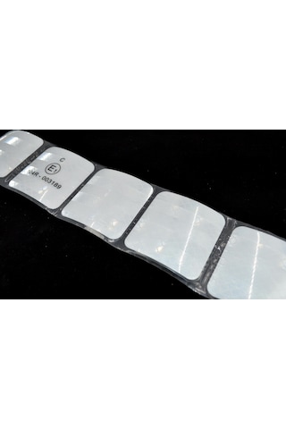 18 Adet 5cmx5cm Kesikli Beyaz Reflektif Bant Etiket