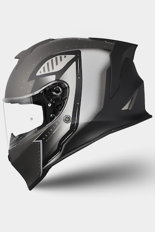 Dinamo Evo Bunker Siyah-beyaz-antrasit Kask C2 Çok Renkli