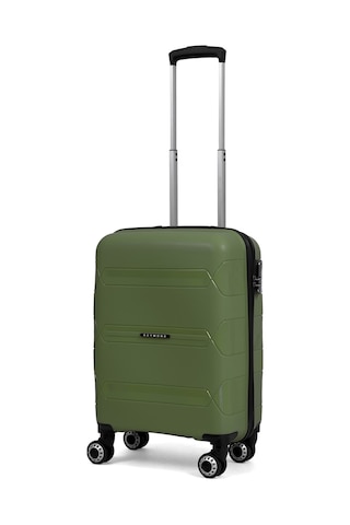 Lucas Polipropilen Kırılmaz Valiz, Kabin Boy Haki