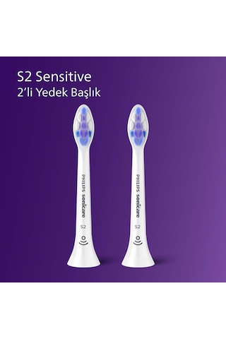 Philips Sonicare Sensitive Yedek Diş Fırçası Başlığı, 10 Kat Daha