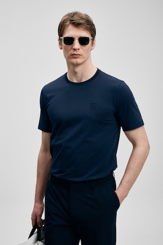 Lufian Pablo Modern Grafik T- Shirt Lacivert Lacivert 111020318100200 Lacivert