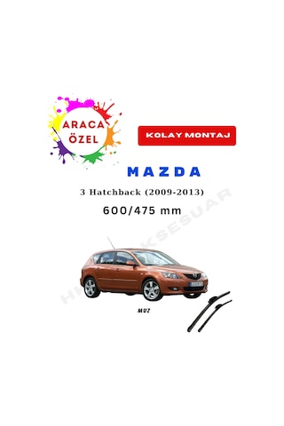 Mazda 3 Hatchback Silecek 2009-2013