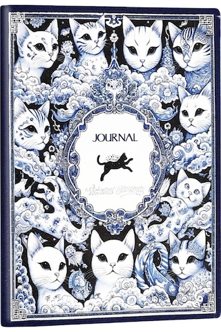 Smyth Art Esnek Kapak Vegan Deri Defter .a5 192 Sayfa, 80 Gr. Ivory, Kenar Renkli