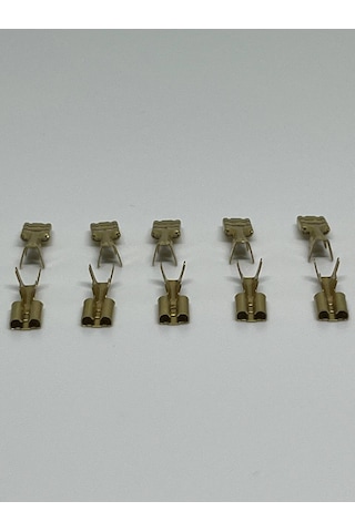 10 Adet 4,8 Mm Dişi Fiş Tırnaksız Terminal Kablo Ucu Sf2d