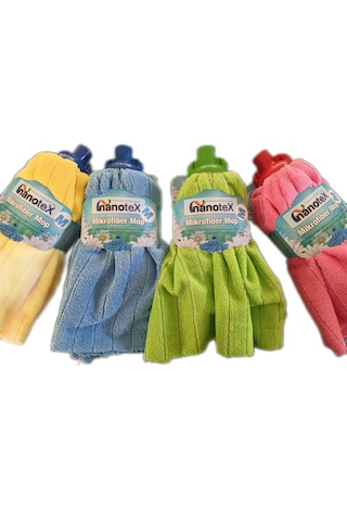 Nanotex Mikrofiber Süper Emici Kalın Parke Çizmeyen Medium Mop