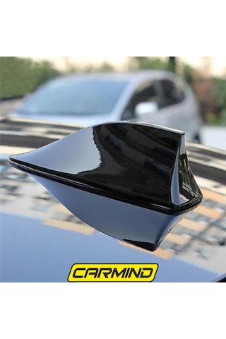 Otomarketin Carmind Elektirikli Köpek Balığı Shark Anten Siyah