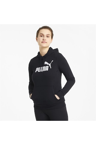 Puma Ess Logo Hoodie Tr Kadın Siyah Sweatshirt - 58679101 Siyah