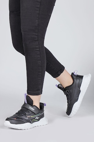 Jump 29601 Çocuk Rahat Sneaker Siyah/lila Siyah - Lila