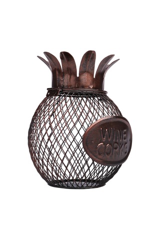 Tooarts Ananas Şarap Mantarı Konteyner El Sanatları Ev Dekorasyon Süslemeleri Pratik El Sanatları