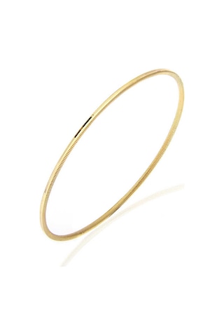 Gümüş Gold Ajda Kadın Bilezik T7447 Gold