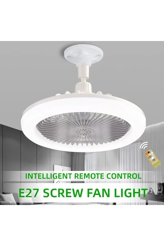 Yeni Tam Ev Fan Işığı Yatak Odası Küçük Restoran Sessiz Büyük Beyaz