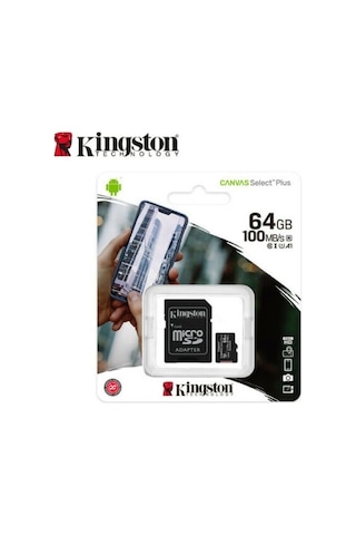 Kingston 64Gb Microsdxc Canvas Select Plus Hafıza Kartı Sdcs2/64G
