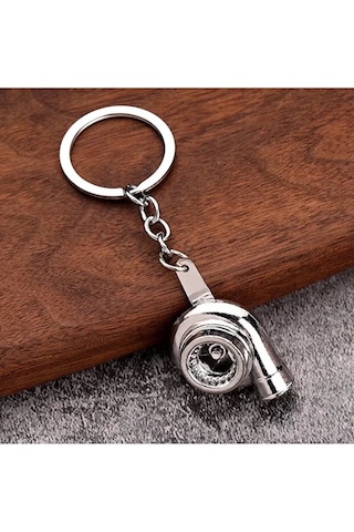 Metal Turbo Figürlü Oto Anahtarlık