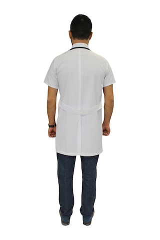 Hakim Yaka Erkek Orta Boy - Kısa Kol Doktor Önlüğü Öğretmen Önlük