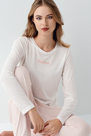 Arnetta Kadın Beyaz Pijama Takımı Ar3417-s-v2 Beyaz