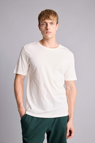 Defacto New Regular Fıt Kısa Kollu %100 Pamuklu 2li Waffle Pijama Takımı H7520ax26auer105 Ekru-er105