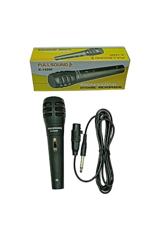 Fullsound Kablolu El Mikrofonu , Dinamik 2 Metre Kablolu Profesyonel El Mikrofonu
