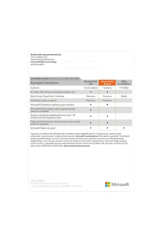 Microsoft Office 365 Qq2-00006 Bireysel Abonelik - 1 Yıl (443590945)