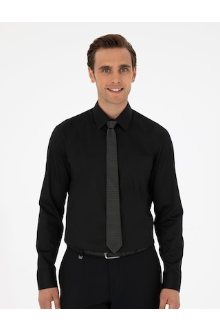 Pierre Cardin Erkek Siyah Gömlek Basic 50292536-vr046 Siyah