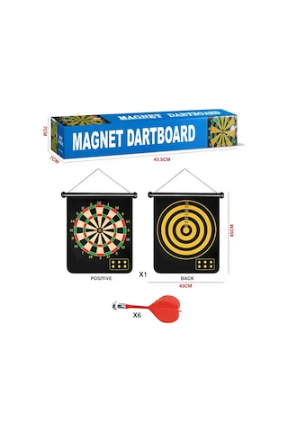 En Büyük Boy Magnet Dartboard Manyetik Dart Mıknatıslı Dart 17 İnç