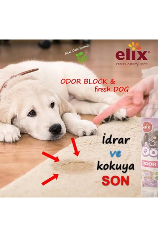 Elıx Bitki Özlü Köpek İdrar Yapma ve Koku Önleyici Sprey 300 ML