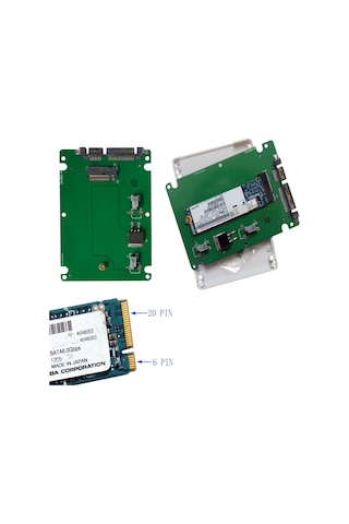 Thinkpad X1 Carbon 2012 Ssd 2.5" Sata Sabit Disk Kutusu 26 Pin 20+6