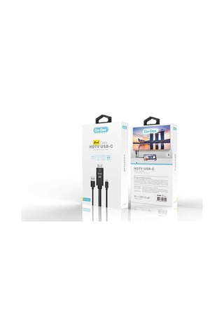 Go Des GD-HM807 Type-C HDMI 4K Kablo 180 cm Görüntü Aktarım Kablosu - Siyah ZORE-260171