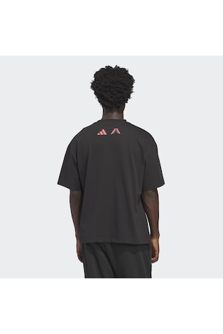 Adidas Anthony Edwards Dawg Erkek Siyah Tişört Jz9447 Siyah