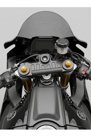 Yamaha R7 Smart Bar - Telefon / Kamera Tutucusu Mat Siyah