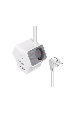 Vea Ve-g903yc 3 Lü Usb+ Type-c Girişli Anahtarlı 1.5 Metre Grup Priz Diğer