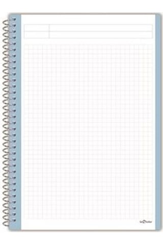 A4 Defter Kareli Dosyalı 160 Syf Pembe