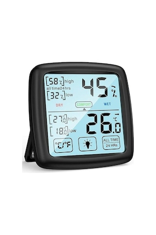 Loyka TST Dokunmatik Sıcaklık ve Nem Ölçer