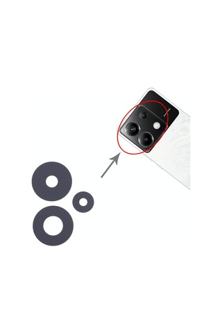 Xiaomi Uyumlu Poco X6 Kamera Lensi Cam 23122pcd1g, 23122pcd1ı