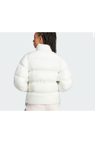 Adidas Beyaz Adicolor Dolgulu Kadın Kısa Mont Jd0421