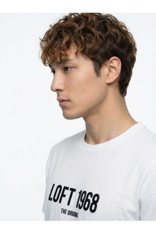 Loft Regular Fit Beyaz Erkek T-shirt Lf2042339