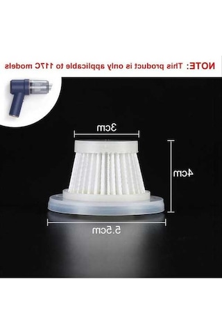 Novahub Lt-117 Süpürge Hepa Filtresi 117c/117cd/117cg İçin Yıkanabilir 5 Adet Filtre, Araba Elektrikli Süpürge Aksesuarı 5 Pcs