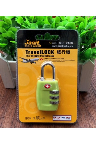 Dianziye Yüksek Dayanıklı Tsa335 3 Haneli Şifreli Çanta Kilidi - Pratik Ve Güvenli Seyahat Çözümü