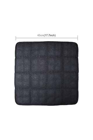 Wondernest Evrensel Nefes Otomatik Buz Karışımlı Koltuk Örtüsü Yastık Pedi Siyah