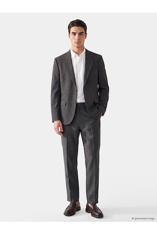 Lcw Busıness Antrasit Slim Fit Erkek Blazer Ceket