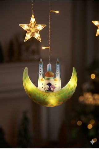 Ramazan Perde Led Işık 3 Metre Çoklu Renk