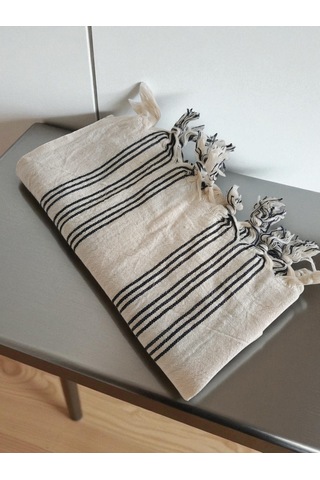 Mutfak Kurulama Bezi, 2 Adet Farklı Desen, %100 Pamuk, Kara Tezgah Peşkir 50x90 Cm Bej