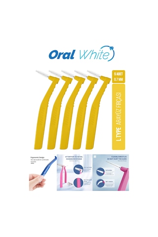 Oral White Arayüz Fırçası Sarı 0.7 Mm Cleaning Pro 5 Adet