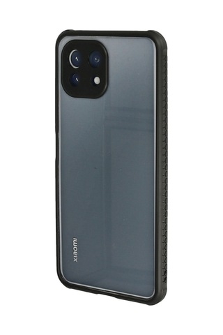 Xiaomi Mi 11 Lite Uyumlu Kılıf Miami Şeffaf Silikon - Siyah
