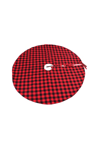 Qingmipy Noel Ağacı Eteği - Su Geçirmez Yünlü Dekorasyon Örtüsü 90cm/120cm, Beyaz/kırmızı