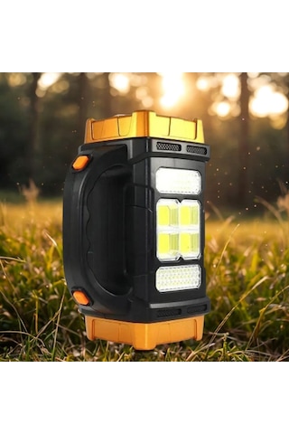 River World 38 W Güneş Enerjili Elde Lamba Çok Renkli