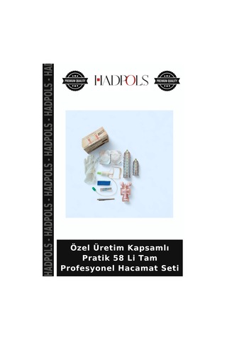 Özel Üretim Kapsamlı Pratik 58 Li Tam Profesyonel Hacamat Seti