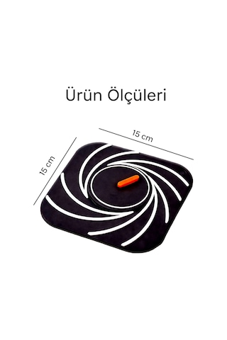 Siyah Renk Delikli Silikon Kötü Koku Önleyici Banyo Mutfak Lavabo Koku Önleyici Sızdırmaz Ped